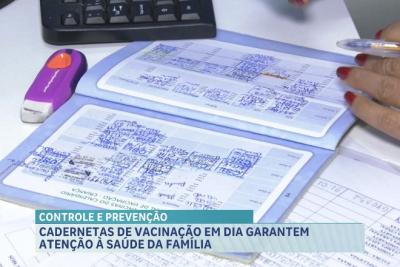 Manter a caderneta de vacinação atualizada é eficaz para prevenir doenças