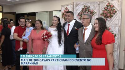 Casais participam de celebração de casamento promovida pela Igreja Universal em SL