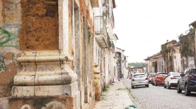 Casarões do Centro Histórico estão em áreas de risco de desabamento