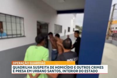 Cinco pessoas são presas durante operação de combate ao tráfico de drogas em Urbano Santos 