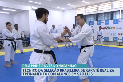 Karatê: atletas do MA recebem treinamento inédito com técnico da Seleção Brasileira