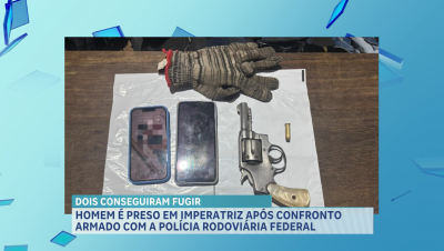 Suspeito é preso em Imperatriz após confronto armado com a PRF
