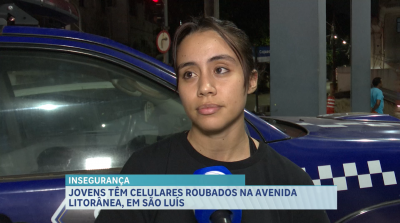 Estudante relata ter sido assaltada na Avenida Litorânea, em São Luís