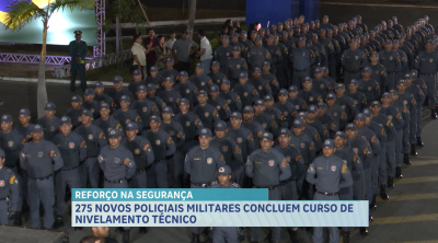 Governo realiza solenidade de formatura de 275 novos policiais militares