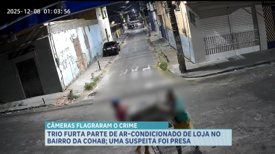 Suspeitos são flagrados furtando ar-condicionado na Cohab, em São Luís
