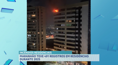 Incêndios em residências já passam de 490 casos em 2025