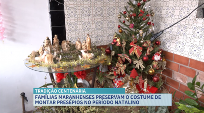 Tradição de montar presépios segue viva em São Luís