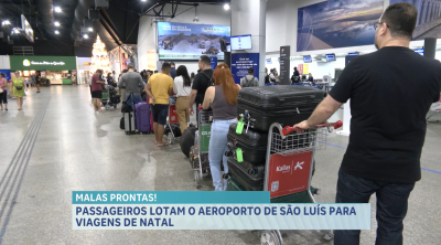 Fim de ano: cresce número de passageiros no aeroporto de São Luís