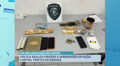 Três suspeitos são presos pela Polícia Civil por tráfico de drogas na Grande Ilha