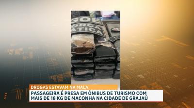 Passageira é presa suspeita de transportar drogas de São Paulo ao Maranhão