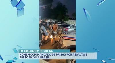 Foragido da Justiça por assalto a veículo é capturado no bairro Vila Brasil