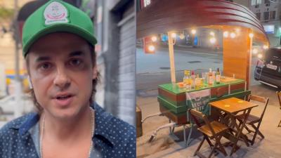 Ex-galã Daniel Erthal tem carrinho de bebidas furtado no Rio de Janeiro