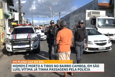 Homem é assassinado com cinco tiros no bairro Camboa