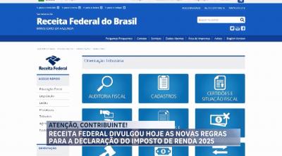 Prazo para declaração do IRPF 2025 começa na segunda (17)