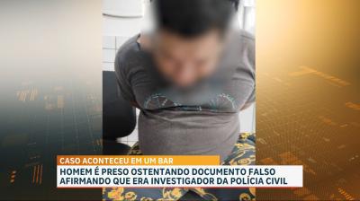 PM conduz homem que se passava como investigador da PC-MA com documento falso