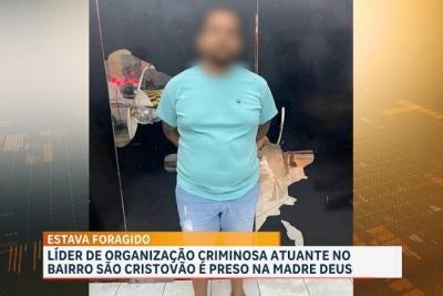 Suspeito de ser líder de organização criminosa é preso pela polícia