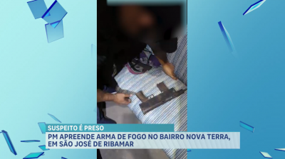 PM apreende submetralhadora de fabricação caseira em Ribamar