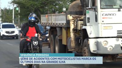 Série de acidentes com motociclistas marca os últimos dias na grande ilha