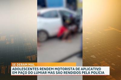 PM frustra assalto a motorista por App na Grande Ilha; dois menores são apreendidos