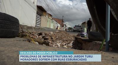 Moradores do bairro Jardim Turu reclamam de problemas de infraestrutura na Rua M