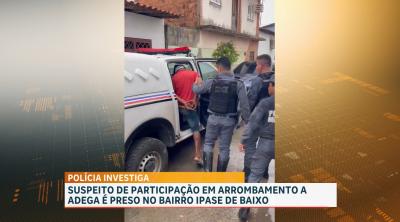 Preso suspeito de arrombamento e furto de adega no Planalto Anil, em São Luís