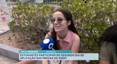 Participantes concluem o segundo dia do Enem 2025