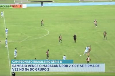 Sampaio Corrêa vence Maracanã e sobe para a terceira colocação na Série D