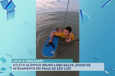 Atleta olímpico Bruno Lobo salva jovem de afogamento em praia de São Luís