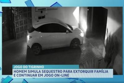 Homem simula sequestro para extorquir família e apostar no “Tigrinho”