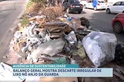 Descarte irregular de lixo preocupa moradores no Anjo da Guarda