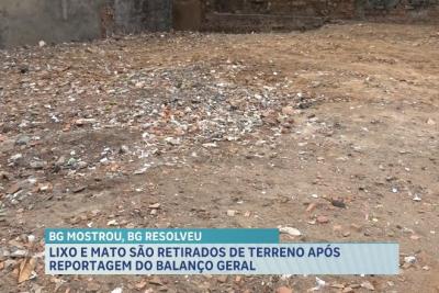 Após denúncia, problema com terreno abandonado na Jordoa é resolvido