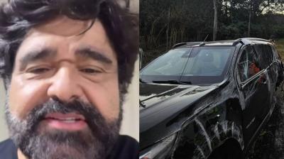 Fabiano Menotti se manifesta após acidente de carro: 'Livramento'