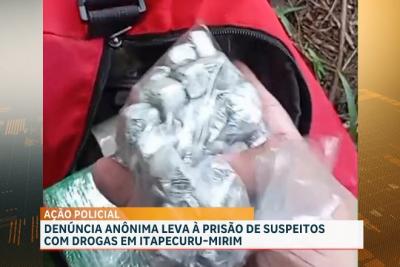 Dupla é presa por suspeita de tráfico de drogas em Itapecuru-Mirim