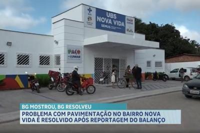 Problema de pavimentação é resolvido após reportagem no Balanço Geral