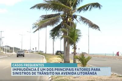 Imprudência aumenta número de acidentes na Avenida Litorânea