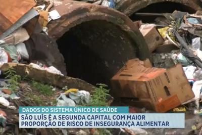 São Luís é a segunda capital com maior número de domicílios em risco de insegurança alimentar