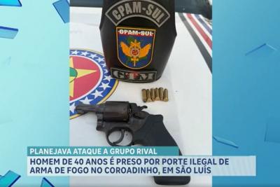 Homem é detido no Coroadinho por porte ilegal de arma de fogo