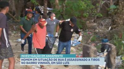 Homem em situação de rua é assassinado a tiros no bairro Vinhais