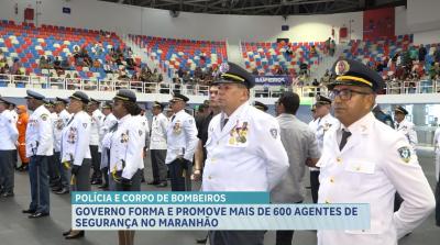  Mais de 600 oficiais e praças do Corpo de Bombeiros e da PMMA são promovidos 