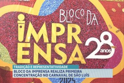 Bloco da Imprensa abre a programação de carnaval com folia e tradição