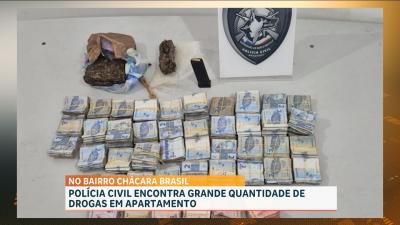 Polícia Civil apreende drogas, munições e dinheiro dentro de apartamento em São Luís