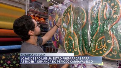 Itens para festas de carnaval aquecem comércio de São Luís