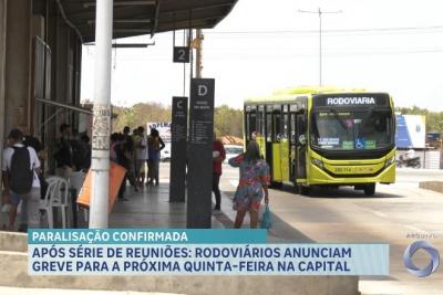 Rodoviários anunciam greve para a próxima quinta-feira em São Luís