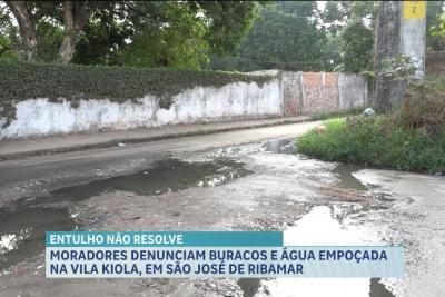 Moradores denunciam falta de infraestrutura na Vila Kiola, em São José de Ribamar