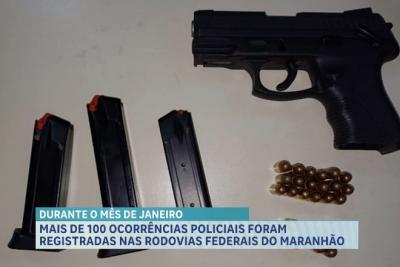 Mais de 100 ocorrências policiais foram registradas nas rodovias federais do Maranhão, aponta PRF