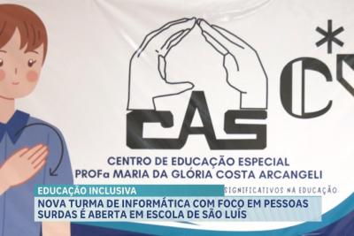 Nova turma de informática com foco em pessoas surdas é aberta em escola de São Luís