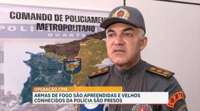 Em menos de 24h, CPM apreende armas e prede suspeitos de crimes