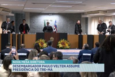 Desembargador Paulo Velten assume presidência do TRE-MA