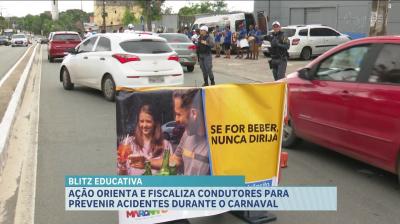 Equatorial Maranhão e Detran realizam ações educativas no trânsito durante o Carnaval