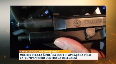 PM apreende arma de fogo após ameaças na Cidade Operária